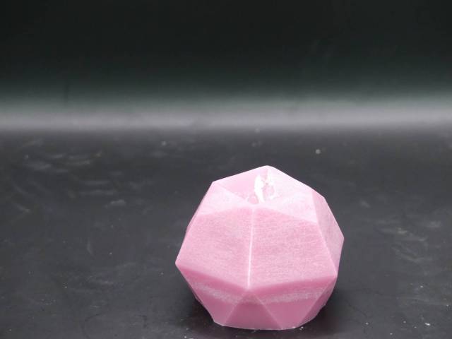 Bougie artisanale cube 3D citronnelle